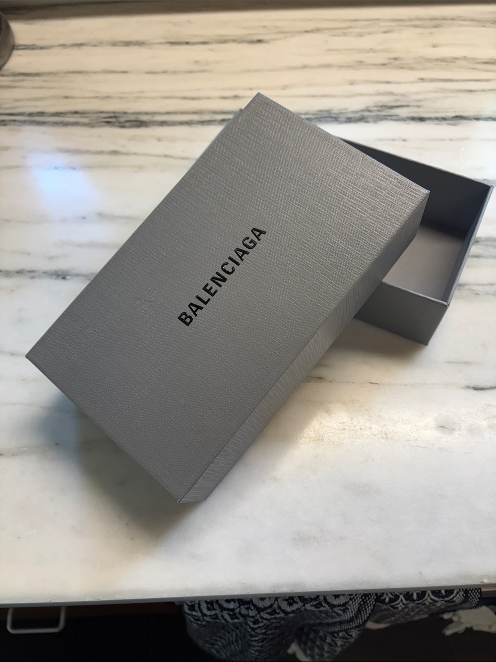 Balenciaga box for wallet, accessory, decor approx 8.25" x 5" x 2" - Picture 3 of 7